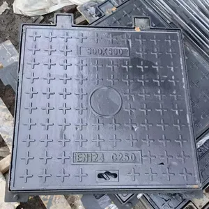 Custom-Sized Ductile Iron Manhole Cover With Mill Test Report for Road Drainage thumbnail-1