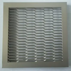Aluminum Expanded Metal Mesh With Anodized/PVC Coating for Architectural Decoration thumbnail-1