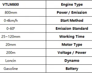 EPA Euro 5 Approved Industrial Grade Single Cylinder 48V Remote Control Lawn Mower Gas Powered Crawler Slope Mower VTLM800 thumbnail-5