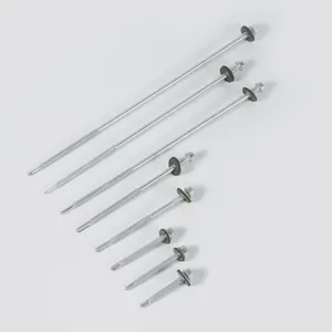 Drilling Screws for Wall Cladding C1022A Carbon Steel White Zinc Flat Head No Snapping Full Sizes thumbnail-4
