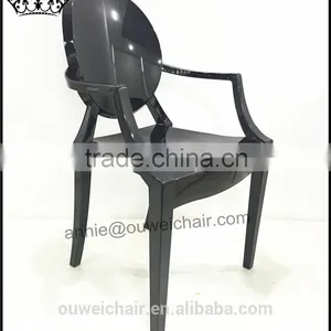 Resin Chair / Dining Chair / Chair /Black Chair thumbnail-2