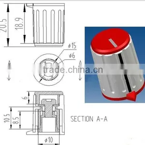 Potentiometer Knob Encoder Knob Stereo Knob thumbnail-1