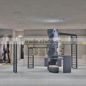 Custom Design Canton Fair Hall Display Fixture Whisky Display Rack High-end Products Display Fixtures and Fittings thumbnail-5