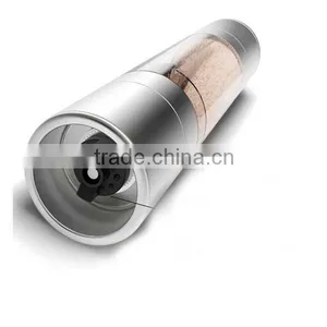 High Quality Double End Mill Salt and Pepper Grinder Brushed Tainless Steel Salt & Pepper Mill Set 2 in 1,manual Coffee Grinder thumbnail-2