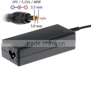Power Adapter AK-ND-13 19V/3.15A 60W 5.5*3.0+pin thumbnail-1