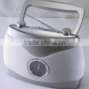 Top Selling AM FM Analogue Alarm Clock Portable Radio thumbnail-2