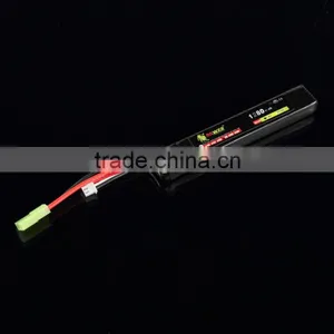 7.4V1280MAH20C Single Airsoft Battery Gun Battery thumbnail-1