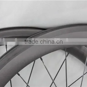 China Carbon Wheels Wide Edge Carbon Road Bike Wheels Carbon Bicycle Wheels W56C thumbnail-4