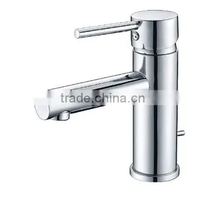 Single Handle Single Hole Basin Faucet With SilkMove Ceramic Disc Cartridge - Metal Drain Assembly With Purchas thumbnail-1