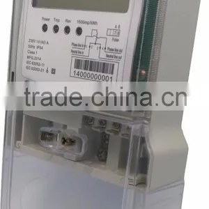 Single Phase Tamper Protection LCD Display Energy Meter thumbnail-1