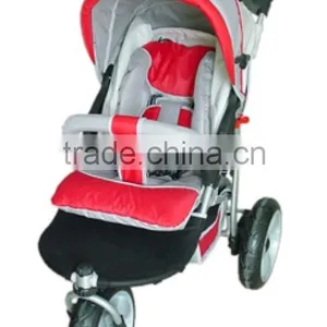 #4012 One Hand Folding Baby Jogger Big Wheel Stroller With Travel System thumbnail-3