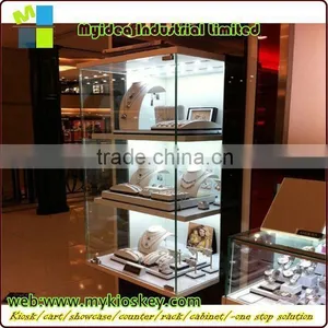 Marvelous Retail Store Design High End Wood and Glass Jewelry Counter thumbnail-1