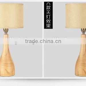 LED Wood Table Lamp LED Wood Table Light JK-879-02 Modern Lighting Decorative Wood Base Bulb Table Lamp thumbnail-2