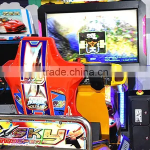 2016 Nice Dedicated Sinoarcade Sky Trooper Indoor Full Size Coin-op Sitdown Deluxe Air Attack for Adults Simulation Game Machine thumbnail-3