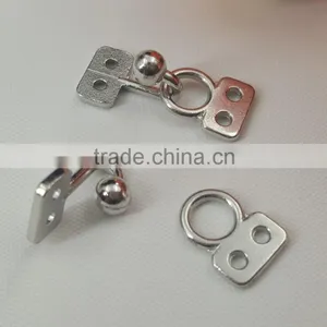 Sedex Audited 2 Pillar Zinc Alloy Metal Hook and Eye For Ladies Dress and Swimming Wear thumbnail-3