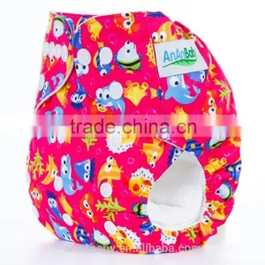 AnAnBaby New Printed Baby Cloth Diapers Reusable Bulk Cloth Diapers thumbnail-5