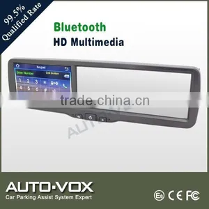 Rearview Mirror Car Monitor Gps With DVR, FM Transmission thumbnail-1
