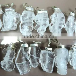 (IGC)Natural Faden Quartz Crystal Pendants Chakra Pendants thumbnail-1