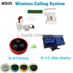 Restaurant Equipment With Led Display Screen and 3-key Table Button for Waiter Service Client thumbnail-1