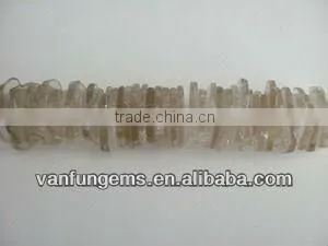 Smoky Quartz Slice Centre Drill thumbnail-1