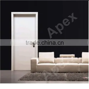 White Primed PVC Door Panel Veneer Door Flush Doors Design thumbnail-1