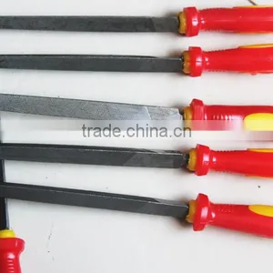 8"-12" Double Color PVC Handle Triangular Steel Files,half Round Files thumbnail-3