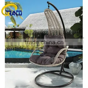 Granco KAL742 Patio Resin Wicker Hanging Chair thumbnail-1