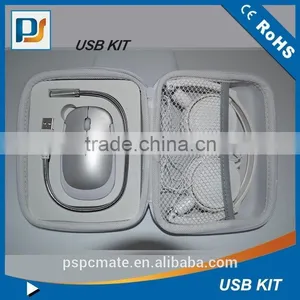 Office Travel Kit With Wireless Mouse / Headphone and USB Light thumbnail-4