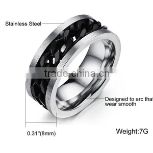 2016 New Man Accessories Stainless Steel Ring Fashionable Gay Ring Men thumbnail-6