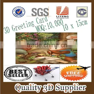 Guangzhou Lifeng 3d Pop up Greeting Cards thumbnail-1