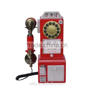 Portable Wall Mountable Phone Vintage Retro Telephone for Landline Home thumbnail-1
