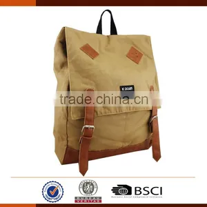 Fashion Vintage Cotton Casual Backpack For Korean thumbnail-2