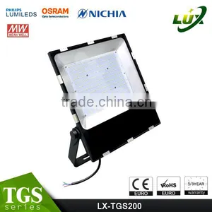 Meanwell Driver, Promotional Price, CE ROHS Approved, Free Lighting Design, 5 Years Warranty 200W LED Flood Lights thumbnail-1
