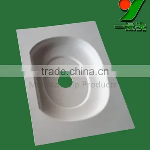 Custom Any Shape Food Grade Cushion Dinner Lap Tray,Sugarcane Pulp Concrete Tray thumbnail-5