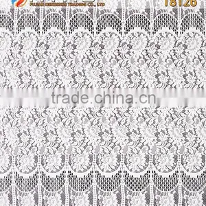 High Quality 150cm Cotton/Nylon Knitted Eyelash Lace Fabric T8126 thumbnail-2