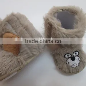 Baby Bootie High Quality Soft Sole Fur Animal Baby Boot Shoes thumbnail-2