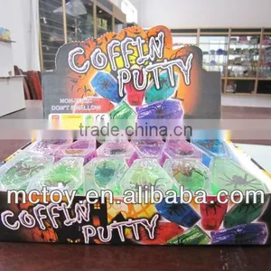 Factory Supplier Wholesale Crystal Coffin Putty With Dinosaur Frog Spider Lizard Alien Crystal Gift Crystal Toy Crystal Ball thumbnail-1