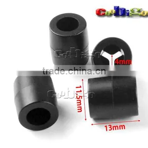 5/32"(4mm) Cylinder Soft Slider Cord Ends For Reband Paracord Sportswear Garment Backpack Accessories #FLS147 thumbnail-1