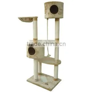 SCF6046 Cat Furniture, Cat Tree, Cat Scrather With Sisal Post thumbnail-1