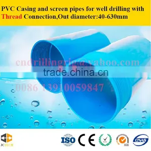 Water Well PVC Casing and Screen Pipes With Thread Connection Made in China thumbnail-1