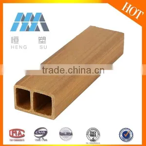 20 Year Guarantee Exterior Wood Plastic WPC Timber Tube thumbnail-1