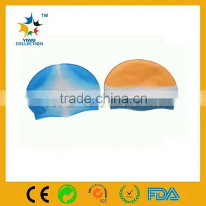 Printed Silicone Swimming Caps,waterproof Swimming Caps,swimming Caps and Glasses thumbnail-1