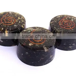 Black Tourmaline Stone Orgonite Tower Buster thumbnail-1
