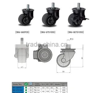 Heavy Duty Swivel Industrial Caster Wheel With Brake thumbnail-2