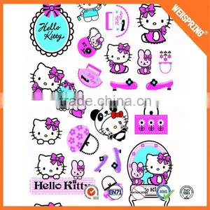 Modern Cartoon Puffy Sticker Key Chain Kids Puffy 3d Stickers thumbnail-5