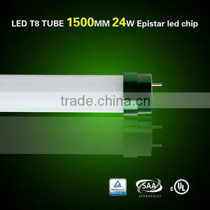 24W 2300LM TUV SAA CE ROHS EMC C-tickk Led Tube t8 Light thumbnail-1