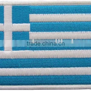 Embroidered Greece Flag Patch thumbnail-1