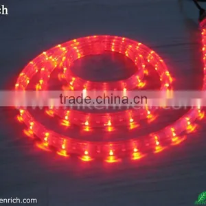 2Wires Red Round Led Rope Light (Christmas Light, Holiday Light) thumbnail-1