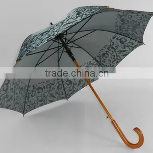 Auto Open Best Selling Wooden Frame Umbrella From China Umbrella Factory thumbnail-3