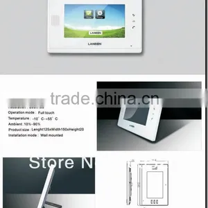 Hot-sale PLC Digital Wireless Video Intercom Kit for Villas/wireless Video Door Phone System for Villa thumbnail-3